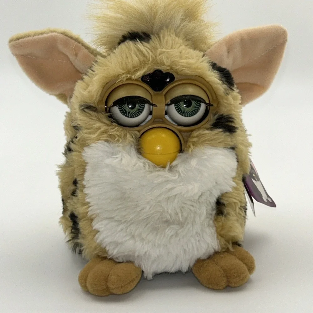 Working 1999 Furby Leopard/Cheetah 70-800 GEN 1 Tags/Tested/Works Vintage Tiger